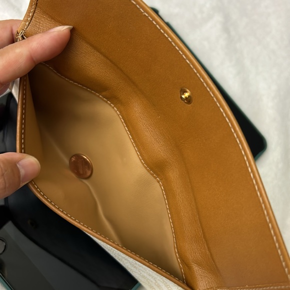 🖤Vtg CELINE Macadam canvas leather wallet - Picture 15 of 17